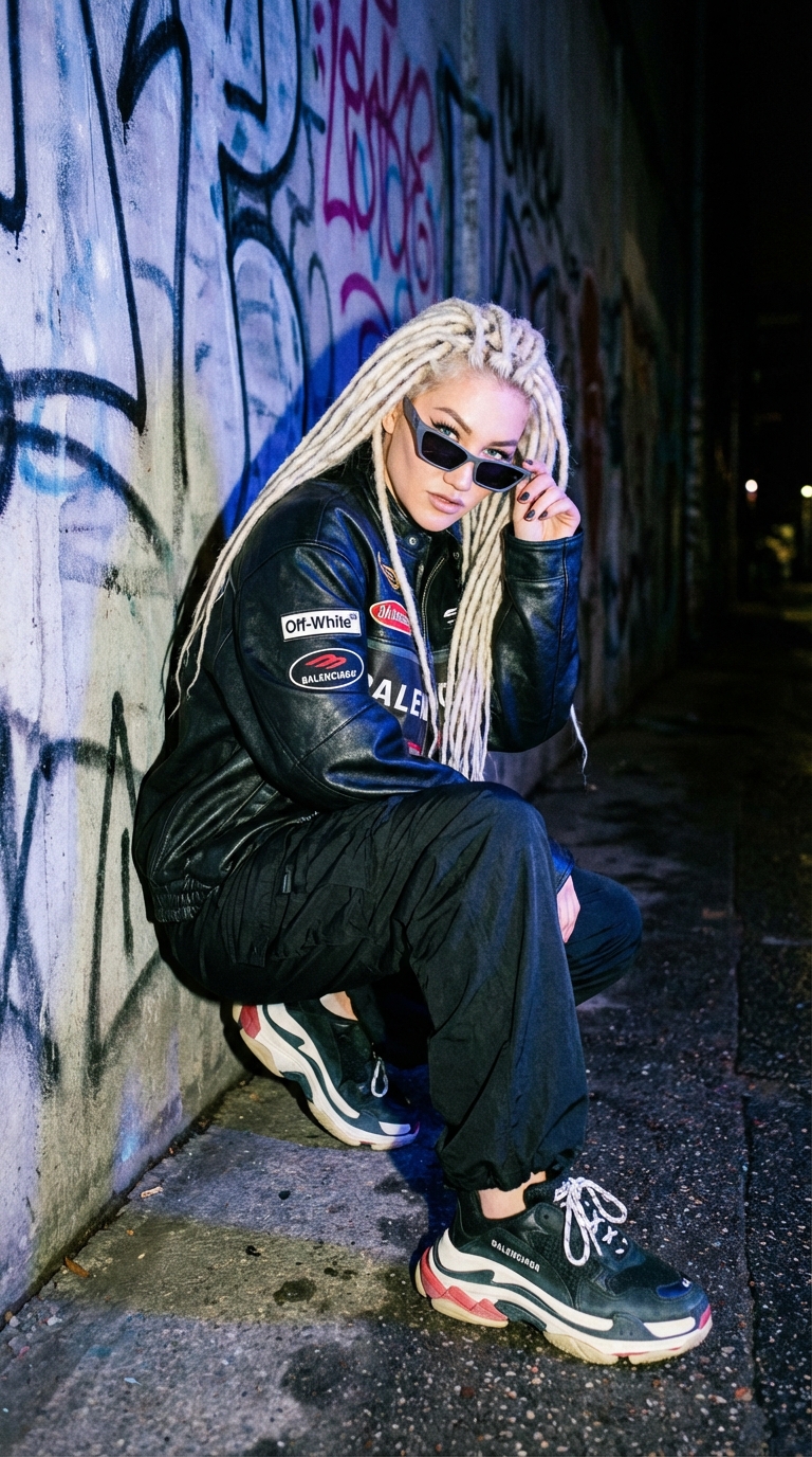 DJ Surfia - Streetwear Nightlife Look